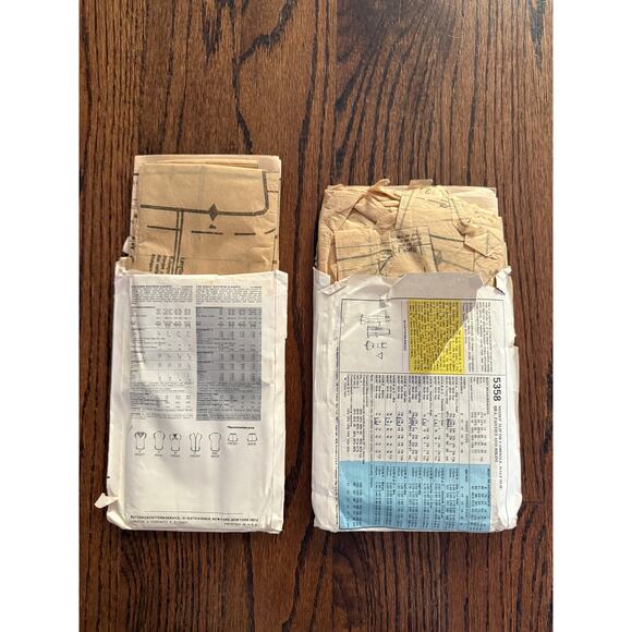 4-Piece Bundle Vintage 70s Sewing Patterns Lingerie Panties Bras Camisole Sleep - Picture 6 of 8